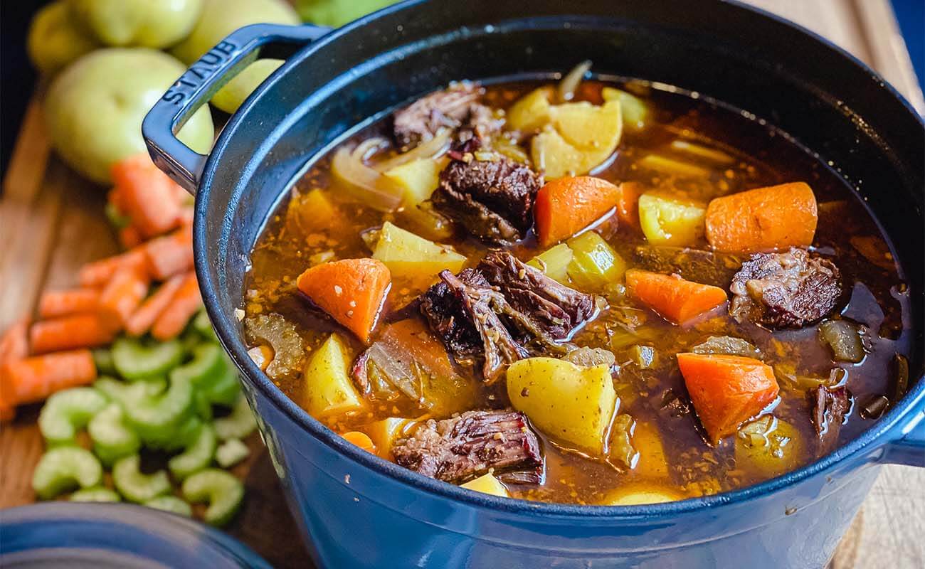 Smoked Beef Stew (Bourguignon)