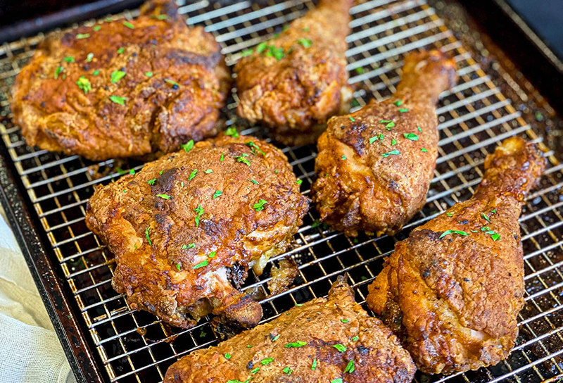 Smoked Fried Chicken Recipe