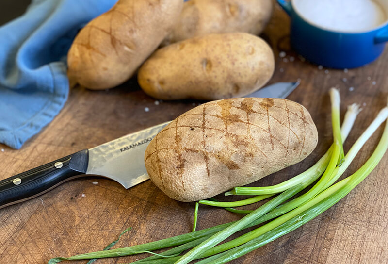 Fire Baked Potatoes Recipe