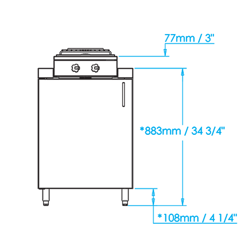 Built in Double with Power Wok Burner Kalamazoo Outdoor Gourmet