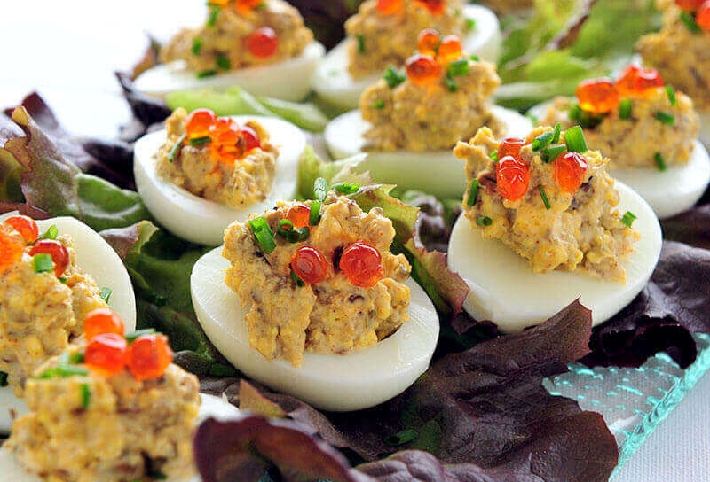 Image of Smoked Oyster Deviled Eggs
