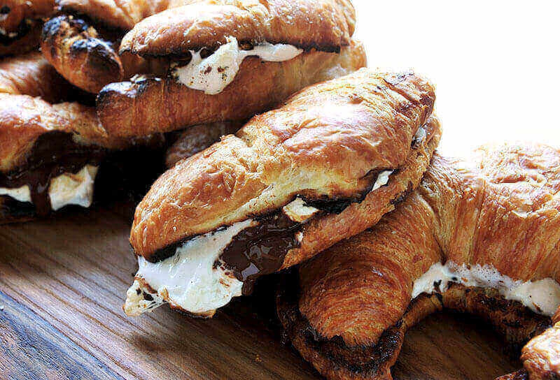 Image of Grilled Croissant S'mores