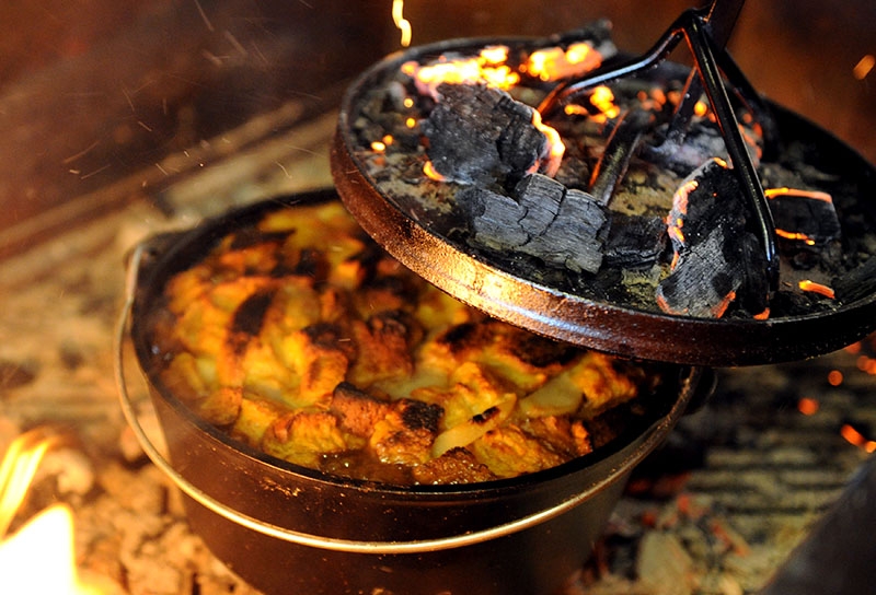 Image of Campfire Harvest Bread Pudding