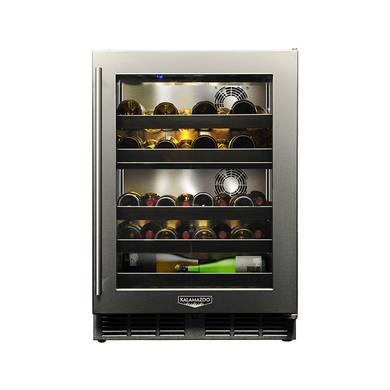Signature 24-inch Dual-zone Outdoor Wine Chiller Image